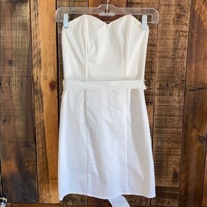 White strapless dress - never worn with Tags!